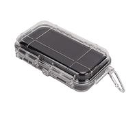 Caja impermeable compacta a prueba de golpes para actividades al aire libre, puños de plástico ligero para caza de pesca, plástico duro ABS efectivo, #712, Transparent, stor storlek, Transparente
