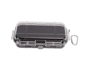 Caja impermeable compacta a prueba de golpes para actividades al aire puños de plástico ligero para caza de pesca, plástico duro ABS efectivo, #712, Transparent, stor storlek, Transparente