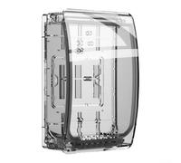 Caja impermeable IP66 Protección para Dispositivos Inteligentes Funda Transparente PC V0 Material Gran Espacio Interior Compatible con Módulo Interruptor de Hogar Inteligente a Prueba de Polvo Alta