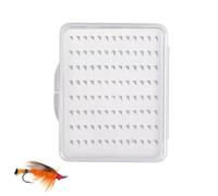 Caja impermeable para moscas | Almacenamiento de pesca súper delgado de ABS | Surtido de cajas, impermeable, trucha delgada