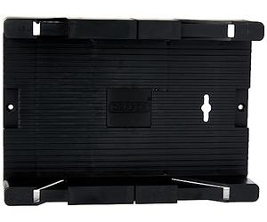 Caja ingletadora Draper 55076 Mega, 32,5 x 23,3 x 7,9 cm, negra