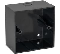 Caja instalacion superficie atenuadores dot negra dot-box-n