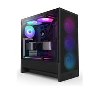 Caja intermedia tipo ATX compacta - NZXT - CC-H52FB-R1 - H5 Flow RGB con ventiladores RGB incluidos - Negro