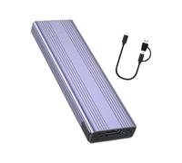 Caja interna SSD Caja de almacenamiento externo tipo C para unidades 2230 2242 2260 2280, soporte de diseño amplio para copia de seguridad diaria Lector de unidad SSD portátil Convertidor de Copia de