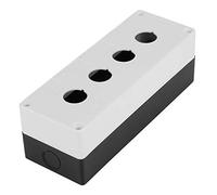 Caja Interruptor 22mm IP65 4 Agujeros Botón Pulsador a Prueba Agua para Uso Industrial Doméstico