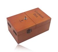 Caja inútil,Useless Box,Caja de Madera Que se apaga Sola,Caja de Madera inútil,Mini Caja inútil Totalmente montada,Juguete Divertido Leave Me Alone Caja de la máquina(Useless Box)