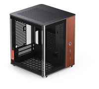 Caja Jonsbo Tk-0 Negro Mini-ITX con paneles de madera nogal
