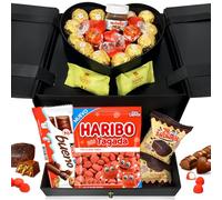 Caja Joyero Ferrero Premium Moments · Regalo Dia del Padre con +35 Bombones; Ferrero Rocher y Chocolates Gourmet · Joyero Reutilizable Pop-Up + Tarjeta con Dedicatoria Personalizada