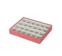 Caja-Joyero Versa Rojo Poliéster Cartón 19 x 4 x 25 cm - Marca: Versa - EAN: 8420327553720