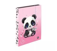 Caja jumbo para cuadernos A4 con estampado de panda
