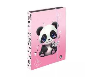 Caja jumbo para cuadernos A4 con estampado de panda