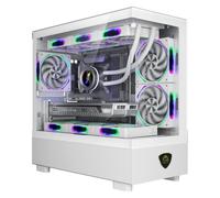 Caja Keep Out XC-301W Glass Micro-ATX/ITX Blanca Vidrio Templado ARGB 420mm GPU