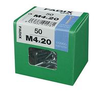 CAJA L 50 uds. TORNILLO METRICA CP M 4x20mm FADIX