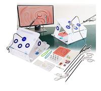 Caja LaparoscóPica + 4 Herramientas QuirúRgicas + 5 MóDulos De Entrenamiento, Kit De Caja De Entrenamiento De Simulador LaparoscóPico Con CáMara Hd, Para EnseñAnza Y Entrenamiento De CirugíA