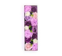 Caja Larga - Rosa Lavanda y Clavel