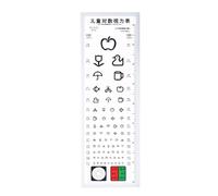 Caja Luminosa con Tabla Optométrica LED, Tablas for Exámenes de La Vista con Regla de Altura, Tablas Optométricas con Interruptor Pulsador e Interfaz USB for Escuelas, Oficinas y Hogares