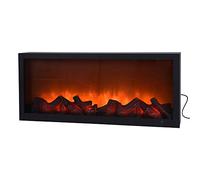 CAJA LUZ LED EFECTO LEÑA 57x10x25 CM