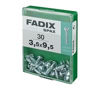 CAJA M 30 uds. TORNILLO ROSCA CHAPA CR CINC 3,5 x 9,5 mm FADIX