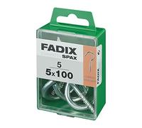 CAJA M 5 uds. HEMBRILLA ABIERTA CINC 5,0x100mm FADIX