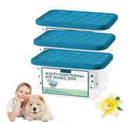 Caja mágica de eliminación de polvo de purificación de aire interior - Indoor Air Purification Dust Removal Magic Box - Fórmula vegetal, frescura de larga duración, para el hogar de la oficina del