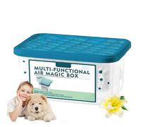 Caja mágica de eliminación de polvo de purificación de aire interior - Indoor Air Purification Dust Removal Magic Box - Fórmula vegetal, frescura de larga duración, para el hogar de la oficina del
