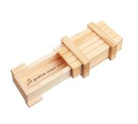 Caja Mágica de Madera Clara - Casa Vivente - Envoltorio para Anillo de Pedida de Mano - Rompecabezas - Regalos para Novios