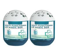 Caja mágica de purificación de aire para interiores, limpiador automático de polvo, purificador de aire, caja de purificación de aire de fórmula a base de plantas, sin electricidad, reductor de polvo