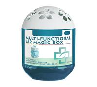 Caja mágica de purificación de aire para interiores, limpiador automático de polvo, purificador de aire, caja de purificación de aire de fórmula a base de plantas, sin electricidad, reductor de polvo