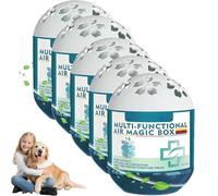 Caja Mágica para Purificar el Aire Interior y Eliminar el Polvo, Multifuncional, con Succión Automática de Polvo, Purifica el Aire Continuamente, Fórmula Vegetal para Todo el Hogar (5PCS)