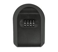 Caja magnética compacta con cerradura de seguridad | Amplio almacenamiento antirrobo con imán resistente, ideal para ocultar llaves de repuesto en vehículos, puertas de metal o estructuras al aire