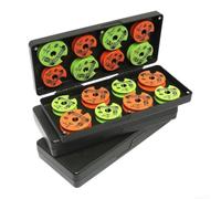 Caja magnética para aparejos de carpa de 27 cm para aparejos preatados | 16 carretes de espuma, tapa de succión magnética, almacena aparejos preatados, ganchos y líneas de forma segura