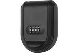 Caja MagnéTica Para Llaves Caja de cerradura con llave magnética, caja de seguridad con combinación de código de 4 dígitos for llaves exteriores, llave de seguridad portátil de plástico grueso reinici