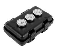 Caja magnética para llaves, tamaño interior, 11 x 6,5 x 3,5 cm, 50 libras, 3 imanes, 4 cierres de seguridad, resistente al agua, buen sellado, caja magnética para llaves (1)