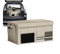 Caja Maletero Plegable Para VW Multivan T7 2021 2022-2024 | Tela Oxford Impermeable, Paredes Rígidas Reforzadas, Bolsillos de Malla y Ventana Frontal Abatible
