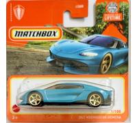 Caja Matchbox 2024-2021 Koenigsegg Gemera [Aqua] azul 1/100