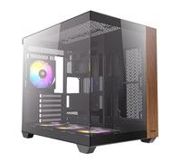 Caja+Medio+Torre+ATX+Antec+CX800+Wood+RGB+con+paneles+vitr%C3%A9s+%28Negro%29