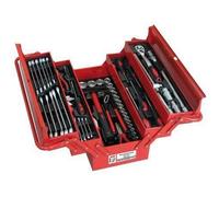 Caja metalica con 86 herramientas HOLZMANN wzk86crv