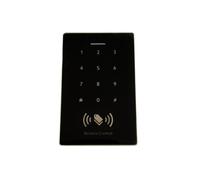 Caja metálica de 2K para usuario, control de acceso independiente RFID, EM 125Khz, teclado de tarjeta, código PIN (negro)