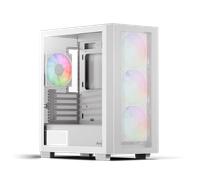 Caja Micro-ATX Aerocool B310A Flow ARGB Vidrio Templado Blanco