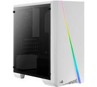 Caja micro-atx aerocool cylon mini white frontanl elegante con linea d