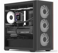 Caja Micro-ATX Aerocool D301A ARGB Vidrio Templado Negro