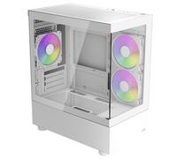 Caja Micro-ATX Aerocool Viewport Mini Vidrio Templado Blanco