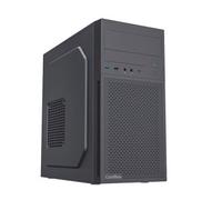 ÷ caja micro atx coolbox m680 coo-pcm680-0 frontal rejilla disipador