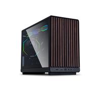 Caja Micro ATX - LIAN LI - Edición de Madera A3 - Negro - Compatible M-ATX/ITX - 4 ranuras de expansión