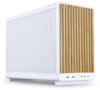 Lian Li A3-mATX Wood Edition Micro Form Factor - Caja para computadora/gabinete de juegos - Blanco | Compatible con M-ATX/ITX -G99.A3W-WDG.in