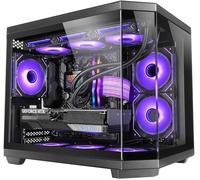 Mars Gaming MC-3TCOREM Caja Gaming Custom MicroATX Triple Cristal Templado Cámara Dual USB-C Negra