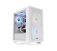 CAJA THERMALTAKE VERSA H16 TG ARGB M-ATX 3XVENTX120 MM SN FUENTE BLANCO