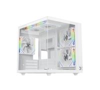Caja Micro ATX Xigmatek Aqua M Lite Blanca ARGB Vidrio Templado Gamer