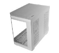 CAJA MICROATX GAMING MARS GAMING MC3TCOREMW TRIPLE CRISTAL TEMPLADO GPU 415mm 2x3.5 3x2.5 BLANCO MC3TCOREMW