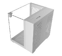 Mars Gaming Caja Gaming MC-VISIONM – MicroATX, Triple cristal templado, Blanco